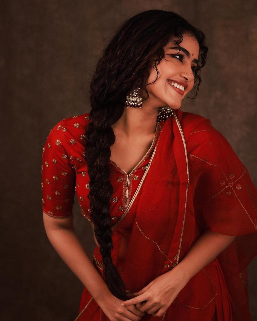 Anupama Parameswaran Latest Pics in Red Dress | Telugu Rajyam Photos