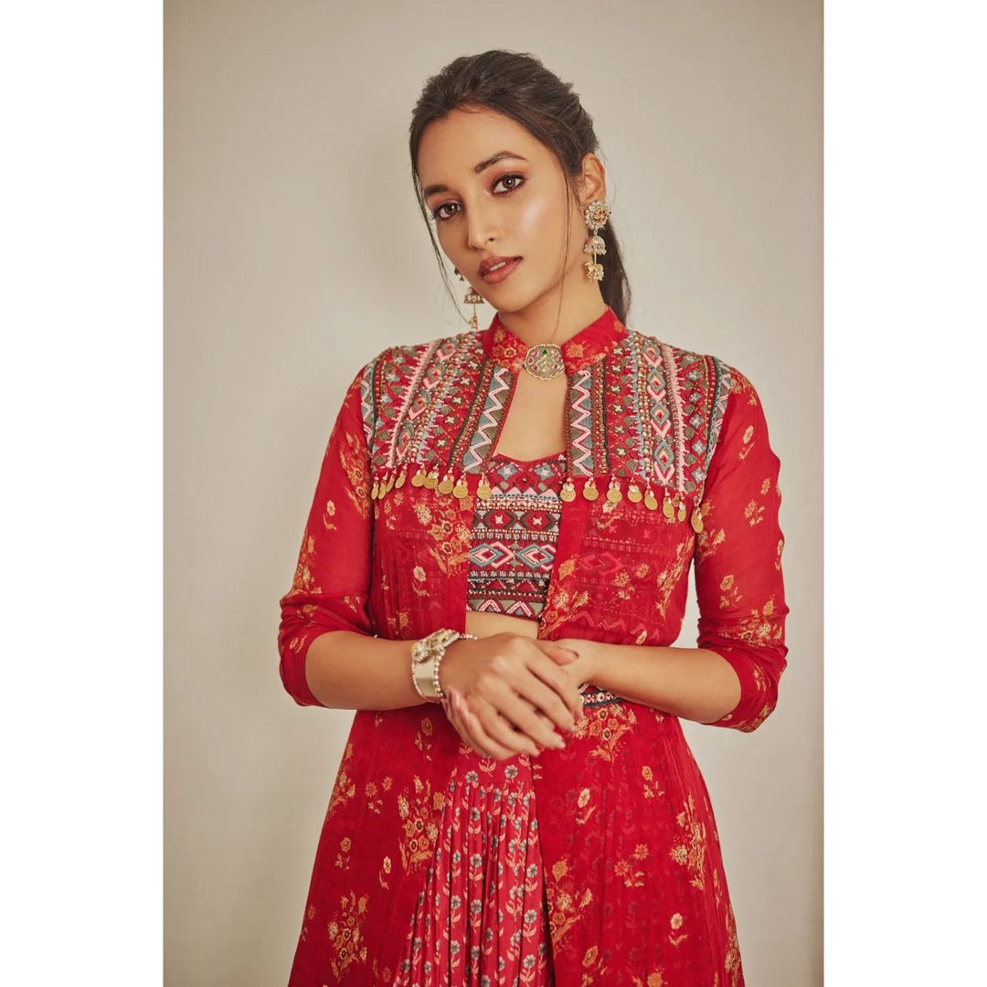 Srinidhi Shetty Looking Gorgeous in Red Dress