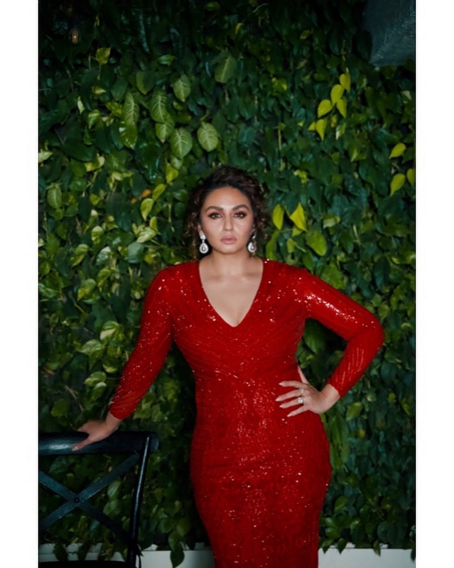 Huma Qureshi Lovely Looks in Red Dress