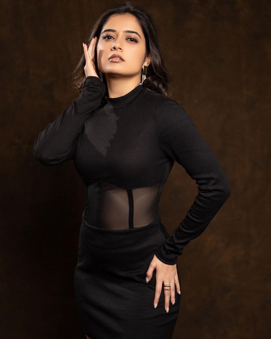 Ashika Ranganath Sizzling Cliks in Black Outfit