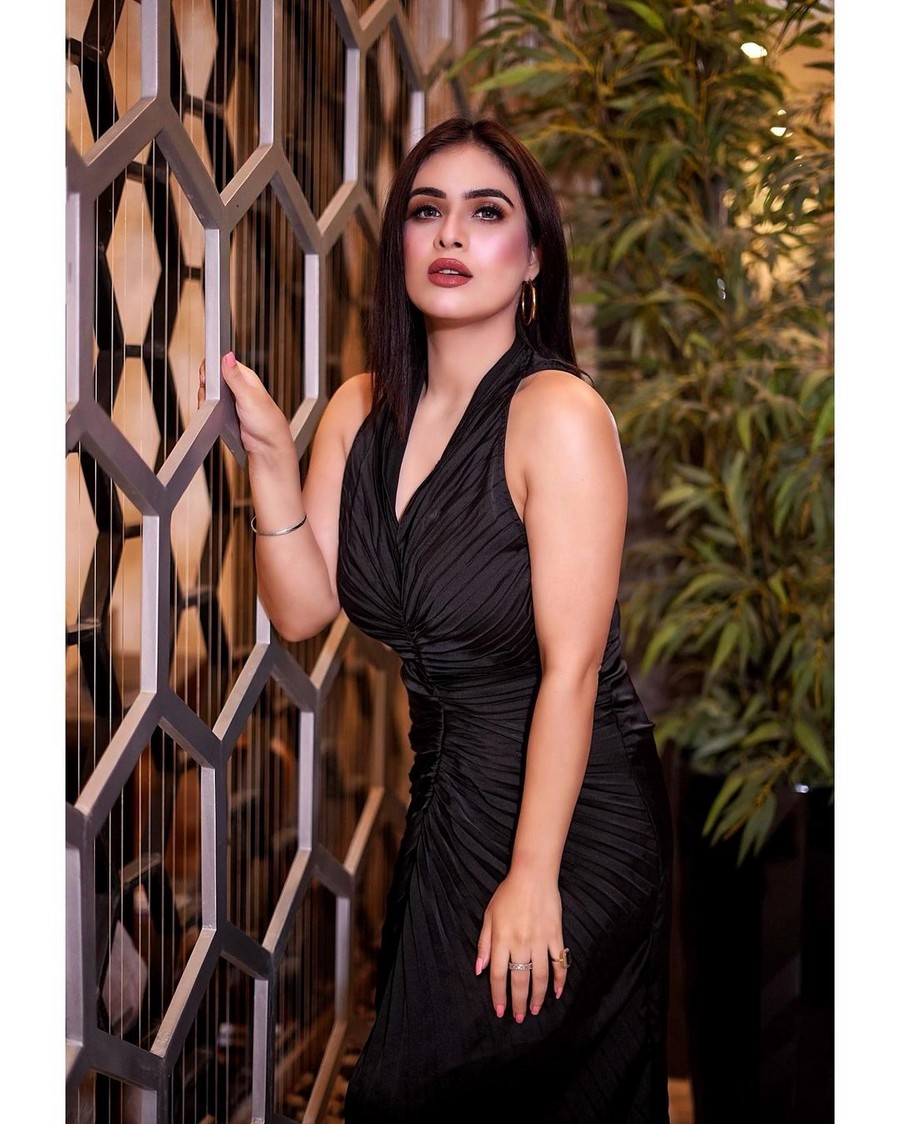 Neha Malik Stunning Clicks in Black Outfit