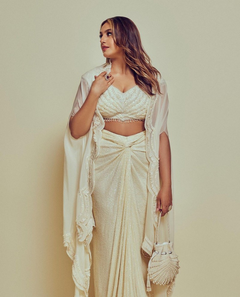 Huma Qureshi Looking Mesmerizing In White Dress Telugu Rajyam Photos