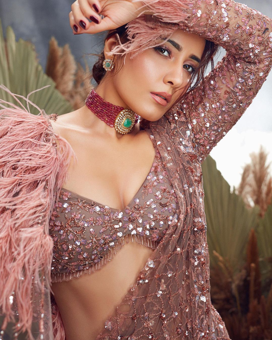 Raashii Khanna Delightful Looks in Designer Outfit
