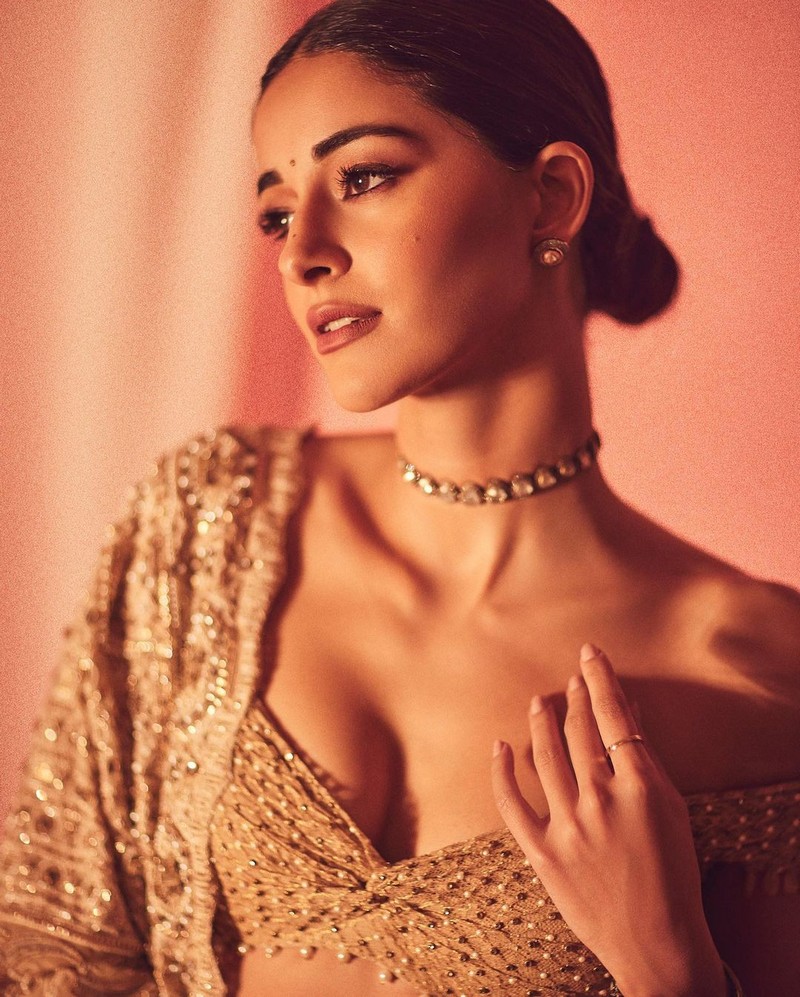 Delightful Looks Of Ananya Pandey in Designer Outfit