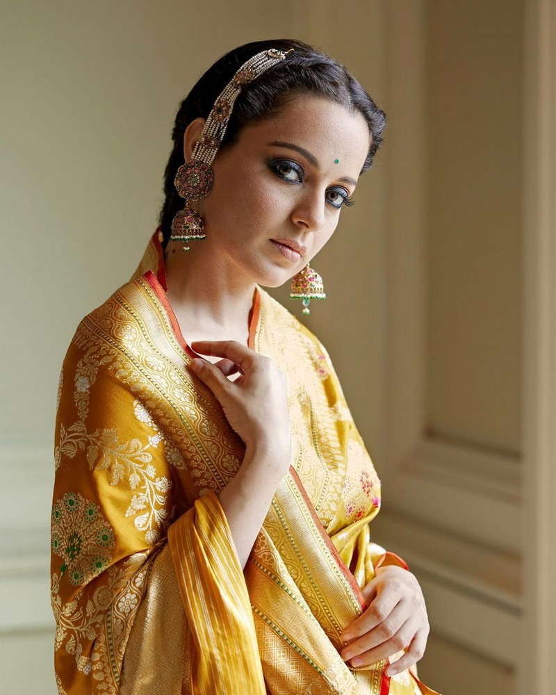 Fabulous Looks Of Kangana Ranaut in Yellow Saree