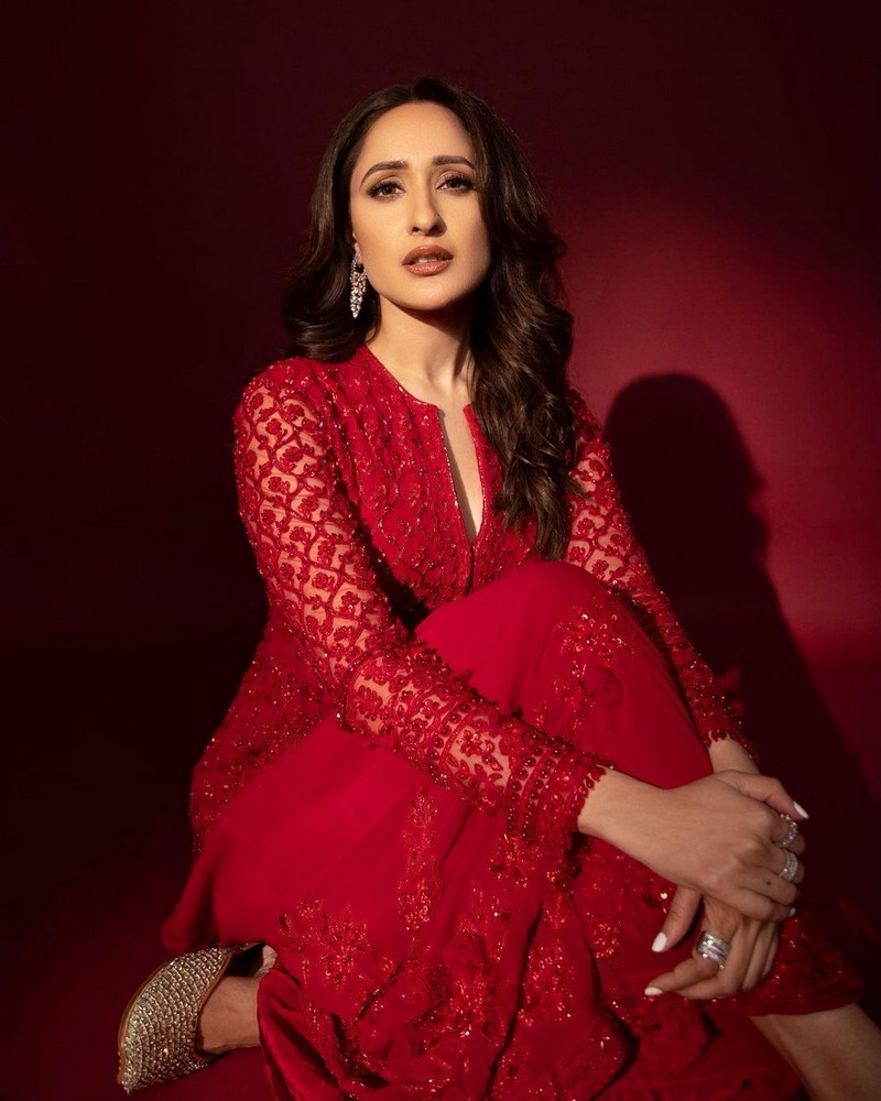Pragya Jaiswal Looks Stuns in Red Dress