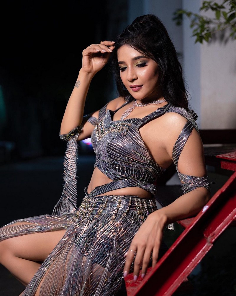 Sakshi Agarwal Looks Beautiful in Shiny Outfit