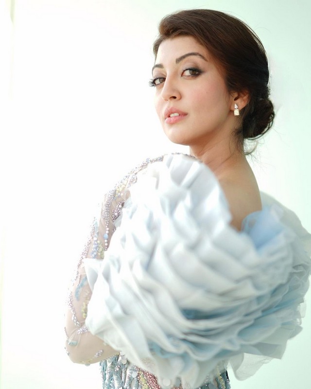 Pranita Subhash Looks Delightful in Designer White Outfit