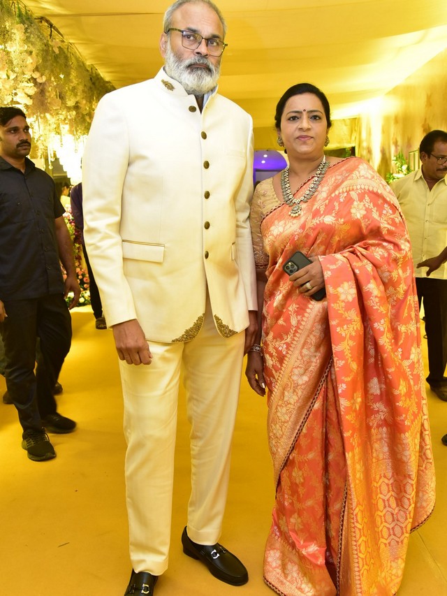 Celebrities at Varun Lavanya Reception Photos Set-1